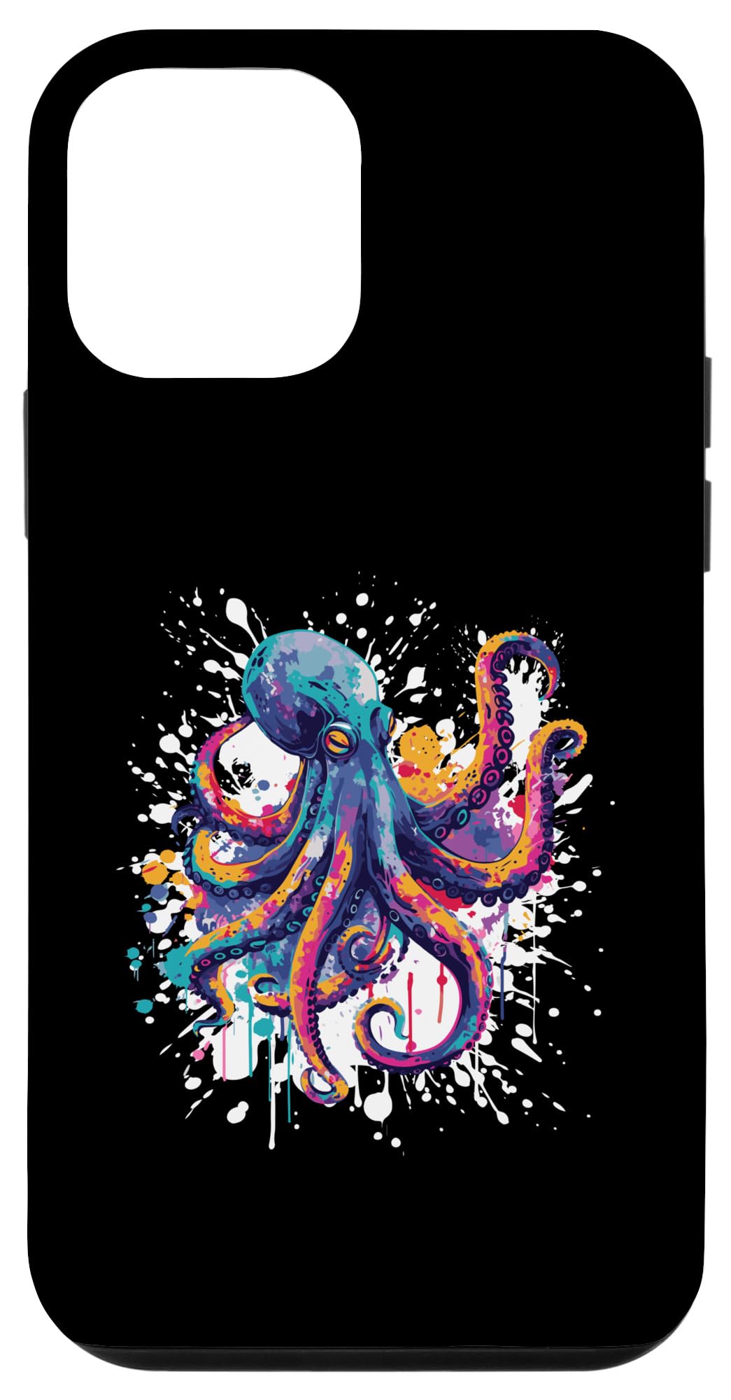 iPhone 12 mini Octopus Colorful Pop Art Portrait | Animal Case