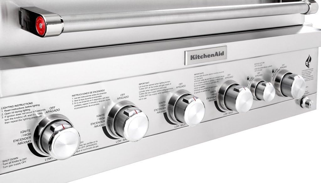 review KitchenAid 740-0781 Built Propane Gas Grill, Stainless Steel