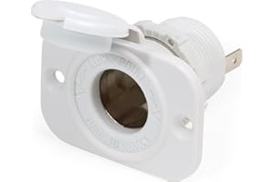 Blue Sea Systems 12V DC USB Dash Socket, White