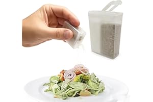Travel Salt and Pepper Shakers, Mini Portable Spice Shaker for Camping,Travel,Outdoor Cooking