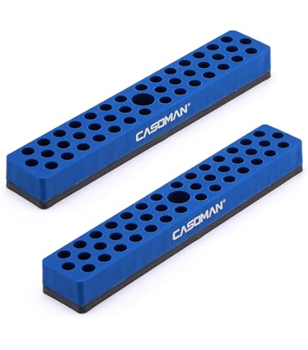thumbnail interactive-video image 1 of WORKPRO Magnetic Hex Bit Organizer Tray – Holds 1/4" Hex Bits – Scratch Resistant – Blue 1 of 6