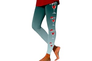Christmas Leggings for Women Xmas Printed High Waisted Tights Xmas Soft Womens Christmas Holiday Leggings