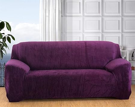 Aisaving Thick Velvet Sofa Cover 1 2 3 4 Seater Sofa Slipcover