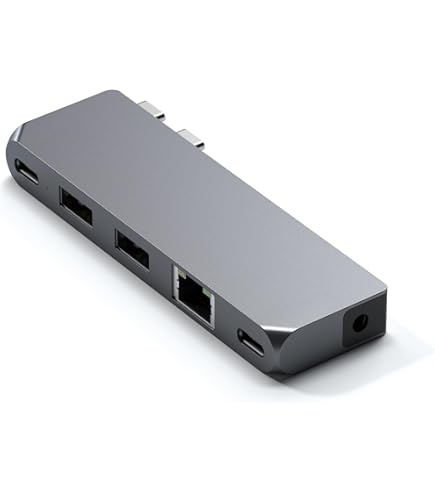 Satechi USB C Hub Multiport Adapter Pro Hub Max, USB4, USB-A Data