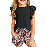 blibean Girls 2026 Summer Clothes Set Teen Hawaiian Shorts Outfit Size 6-15 Years