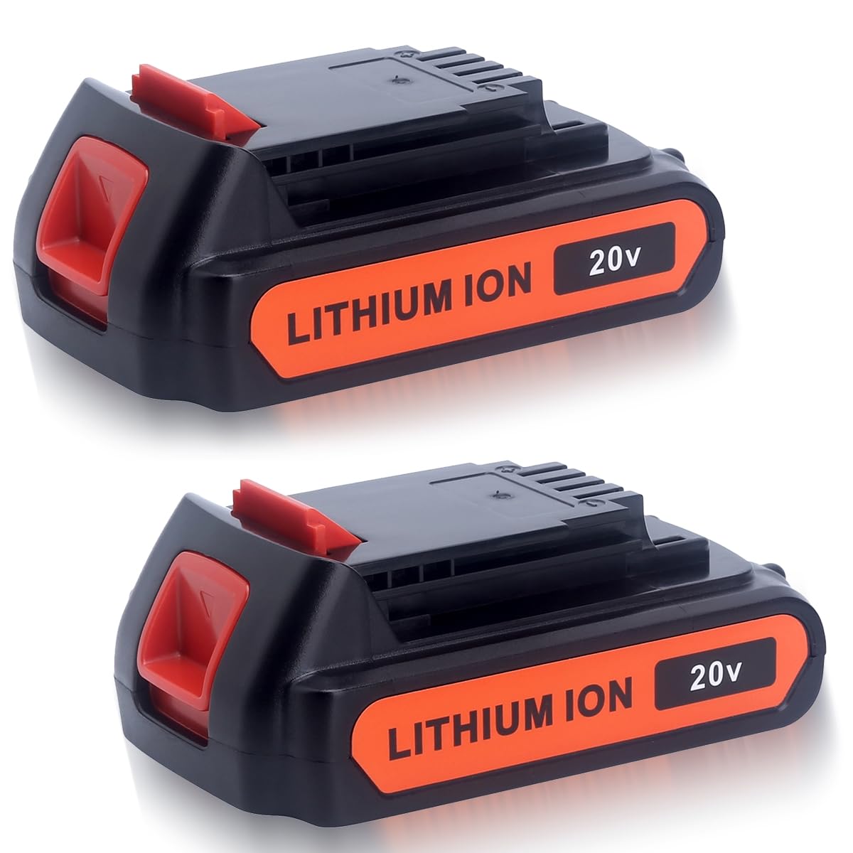 Photo 1 of Kekepowtobat Compatible with Black and Decker 20V Battery, LBXR20 4.0Ah 20V Lithium Compatible with Black & Decker 20-Volt MAX Cordless Tools Drill Battery LBXR2020 LB2X4020 LBX20 LBXR2520, 2 Pack
