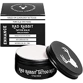 Mad Rabbit Tattoo Balm &amp; Aftercare Cream, Vanilla Coconut, 1.7 oz | Revives Old Tattoos, Hydrates New Tattoos, Made With Clean Ingredients + Petroleum Free, Daily Tattoo Lotion Moisturizer