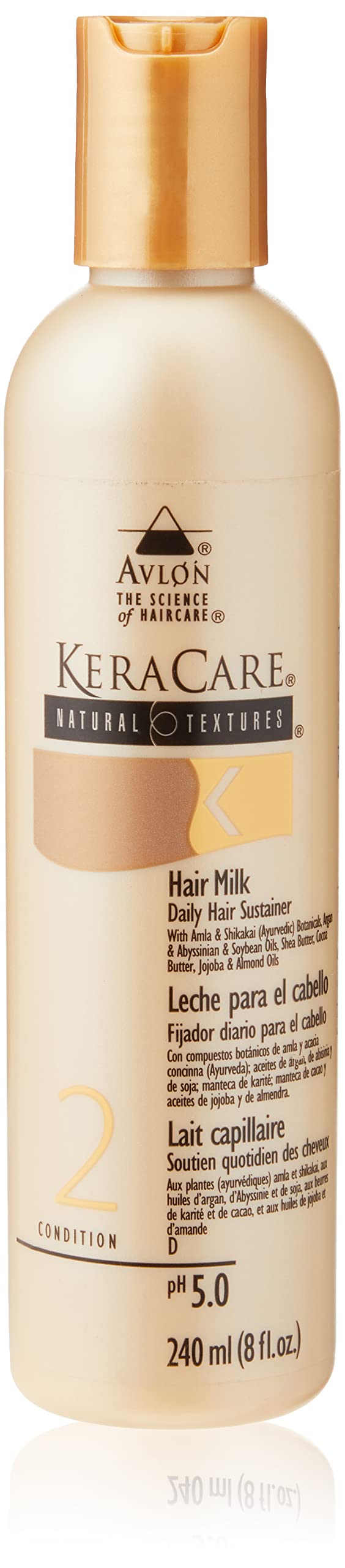 KeraCare Natural Textures Hair Milk- Lightweight Daily Leave‑In 8oz