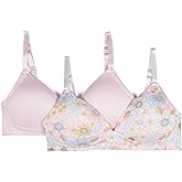 TAHARI Girls' 2-Pack Molded Wire-Free Training Bras – Soft, Adjustable Fit