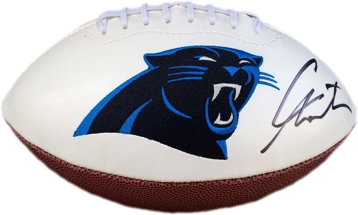 cam newton autographed football