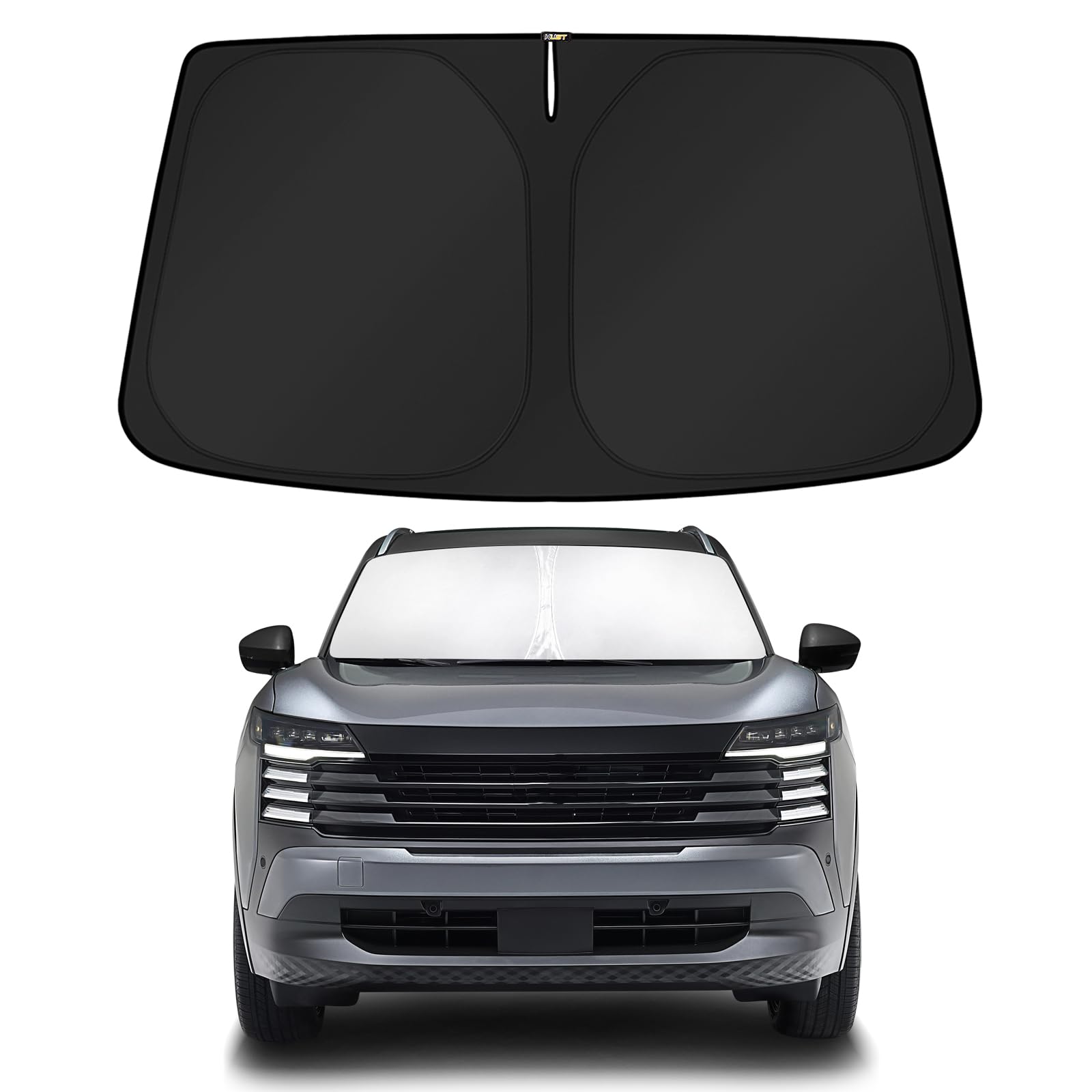 Photo 1 of KUST Windshield Sun Shade for Chevy Chevrolet Equinox EV 2024-2025 2026 Custom Fit Sunshade Foldable Sun Visor Protector Blocks UV Rays Keep Car Cooler