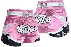 FLUORY Muay Thai Fight Shorts,MMA Shorts Clothing Training Cage Fighting Grappling Martial Arts Kickboxing Shorts Clothing