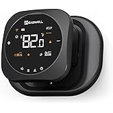 SASWELL Smart Thermostat 3H/2C, WiFi Household Thermostat for Heat Pump and Conventional Multi-Stage System, Easy DIY Installation, Voice Control, Support Alexa and Google Home, C-Wire Required