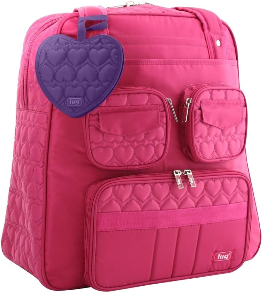 Lug Heart Quilted Puddle Jumper Overnight/Gym Bag (Rose) Amazon.co.uk Clothing