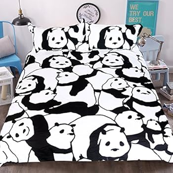 Amazon.com: Arightex Sleep Panda Bedding Vintage Panda