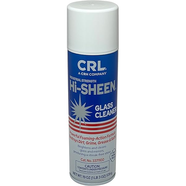 Amazon.com: CRL SOMACA Hi-SHEEN Glass Cleaner - 19 oz Can by CR
