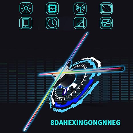 Amazon.com: Zhengpin 2019 Ventilador proyector holograma 3D ...