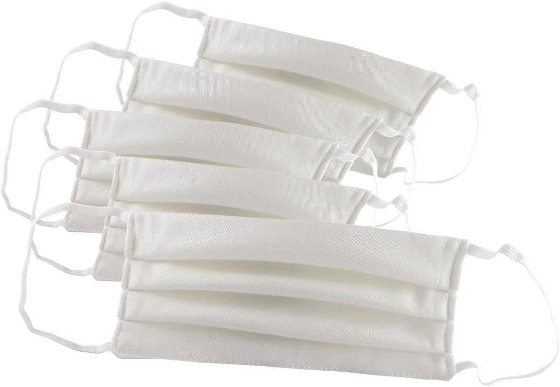 Think Ink Face Mask (10/1, 5/1, 1/1) Cotton Mask with Elastic Strap Washable Face Mask