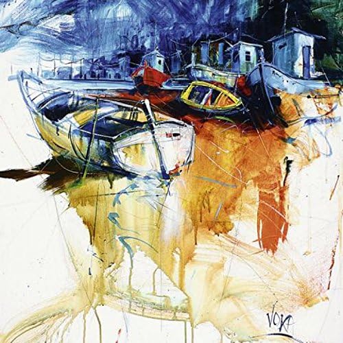 Amazon Com 1art1 Voka Poster Art Print Fishing Village 28 X 28 Inches Posters Prints