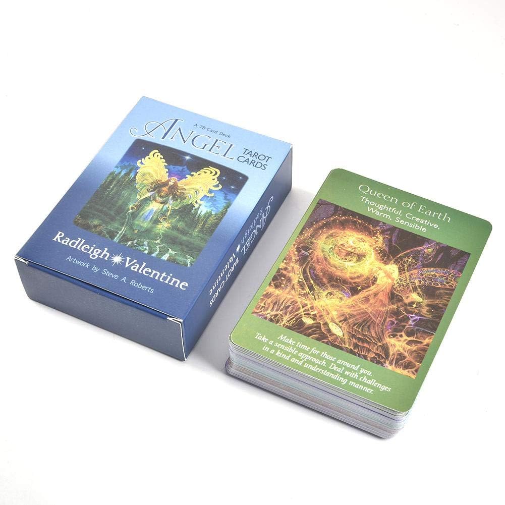 Angel Tarot Cards: A 78 card deck and a manual (English language not guaranteed), Explore the mysterious hidden power, tarot for beginners, a guide to reading psychic tarots
