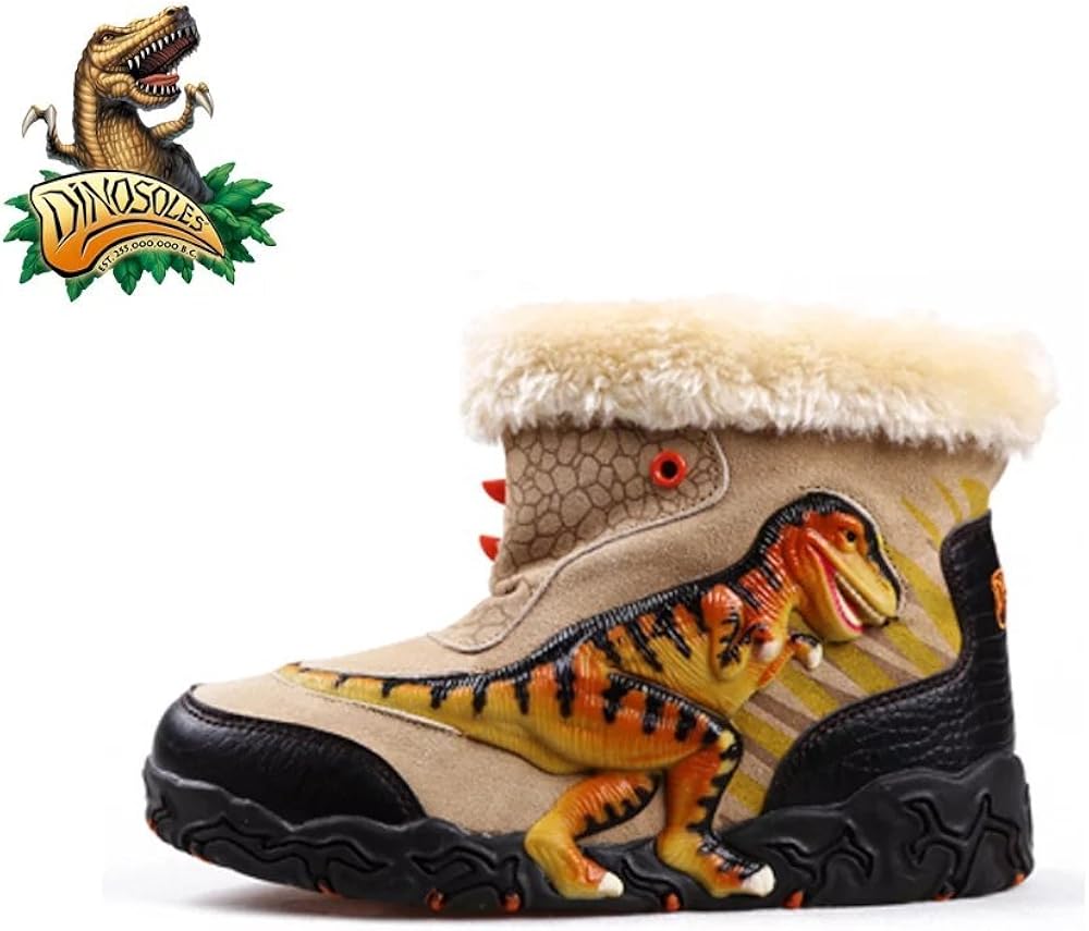 dinosaur winter boots