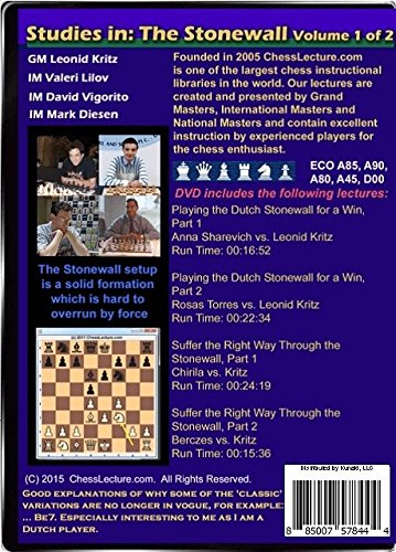 Studies in: The Stonewall - 2 DVDs - Chess Lecture - Volume 143 Chess DVD
