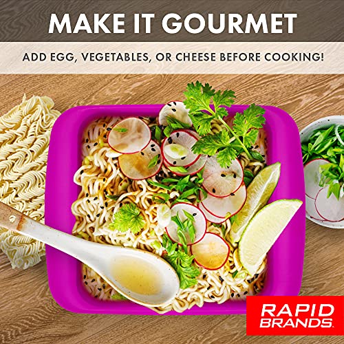 Rapid Ramen Cooker Microwavable Cookware for Instant Ramen BPA Free and Dishwasher Safe