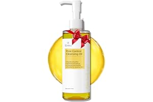 Elvira Pure Cleansing Oil, Makeup Remover & Blackheads Pore Cleanser, Jojoba Oil Cleanser for Face, Korean Skin Care, Plant-based, for Sensitive Skin, Hydrating, Fragrance-Free