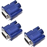 EVanlak Vga Dummy Plug Headless Ghost Functionally Stable Dummy Plug Conductive Performancevga Headless RGB Display Emulator Operating System Boot and Load Resolutions up to 1080p@60Hz-3pack