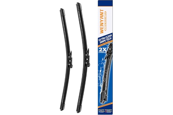 Wenyant 28"+28" Compatible with Ford Edge 2020-2015 Escape 2019-2013 Focus 2018-2012 Fusion 2019-2013 Front Windshield Wiper