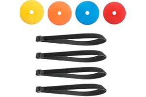 kingsea 4 Pcs Soccer Goal Target, Soccer Targets for Goals Training Agility Hockey Shooting Target with Adjustable Extra-Long