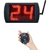 GAN XIN Shot Clock Basketball Timer,12/24/25/30/35/40/60 Seconds Countdown Timer, Portable Shot Clock with Buzzer for All Sports