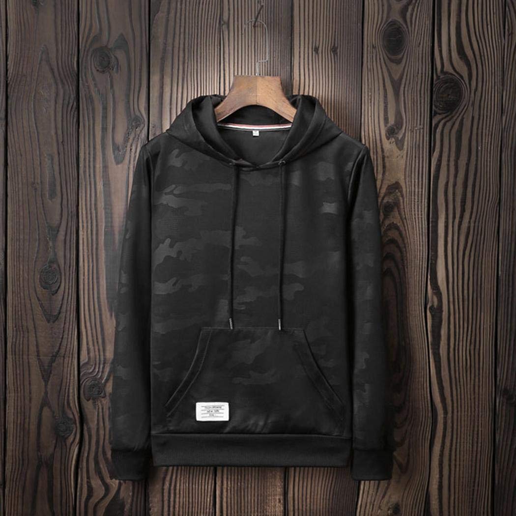 pairris Felpa con Cappuccio da Uomo con Cappuccio e Tasca Manica Lunga Casual Nuova Moda Felpe Sportive con Cappuccio