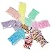 Maple Entp DIY Crystal Slime Kit, Clear Slime with Fruit Slices, Fluffy Slime, 20 Colorful Slime Containers, Beads and Holographic Glitter for Slime [47 PCS] and More for Age 6+