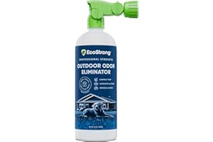 Outdoor Odor Eliminator | Outside Dog Urine Enzyme Cleaner – Powerful Pet, Cat, Animal Scent Deodorizer | Professional Streng