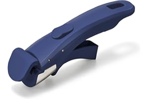 KITEXPERT Heavy-Duty Removable Handle – Universal Cookware Replacement with Comfortable Silicone Grip, Compatible with All Cooktops, Navy