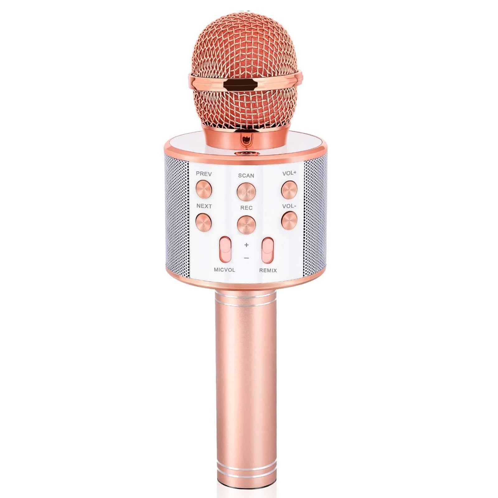 Photo 1 of Dodosky Toys for Girls Age 5-12, Wireless Bluetooth Karaoke Microphone for Kids Popular Toys for 5 6 7 8 9 10 11 12 Year Olds Girls Boys Best Gifts for 5-12 Year Olds Girl Boy Teen - Champagne