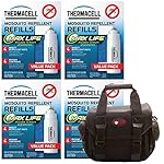 Thermacell L-4 Max Life Mosquito Repeller Refill Ultra 4-Pack - 48 Hour Max Life - with Focus Refill Case