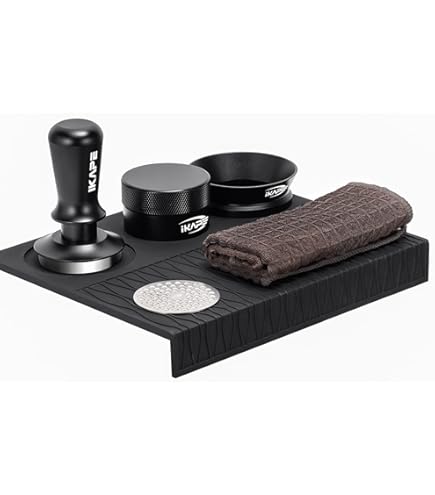 Amazon.com: IKAPE 58MM Coffee Tamper Set 5 IN 1, Walnut Wood