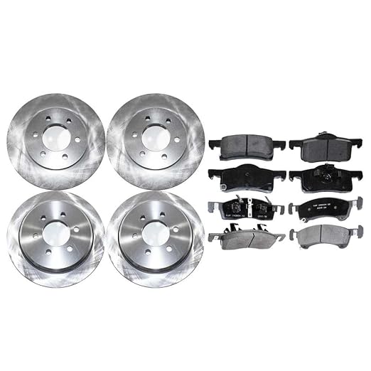 Prime Choice Auto Parts SCDR7410 4 Disc Brake Rotors and 8