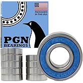 6203-2RS Sealed Ball Bearing - 17x40x12 - Lubricated - Chrome Steel (10 PCS)
