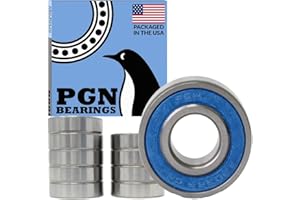 6203-2RS Sealed Ball Bearing - 17x40x12 - Lubricated - Chrome Steel (10 PCS)