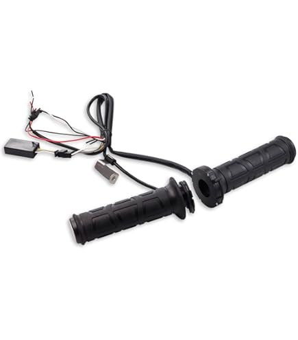 thumbnail image 2 of Electric Hot Hand Grips, 1 Pair 7/8 Inch 22mm Motorcycle Electric Hot Heated Warm Hand Grips Handlebar 50‑70℃ 3 Gear Temp Adjustable, Heated Handlebar Grips For Motorcycle Bike ATV 2 of 14