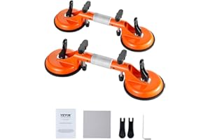 VEVOR Seamless Seam Setter, 2 Packs Granite Seam Setter with 5 in Vacuum Suction Cups, Seam Joiner for Seam Joining & Levelin