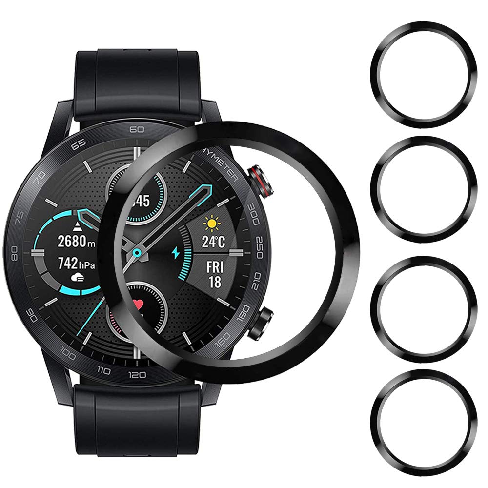Acadeny [4 Pack Screen Protector Compatible with Honor Watch Magic 42mm,Protective Plastic Film with [Not Glass] [Anti-Scratch] [Sencitive Touch] [Bubbles Free] [Easy Application],Frosted Film