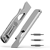 OKNIFE Opry Multitool EDC Ti Pry Bar Set, Bottle Opener, Nail Puller with Hex Wrench, Screw and Pocket Clip