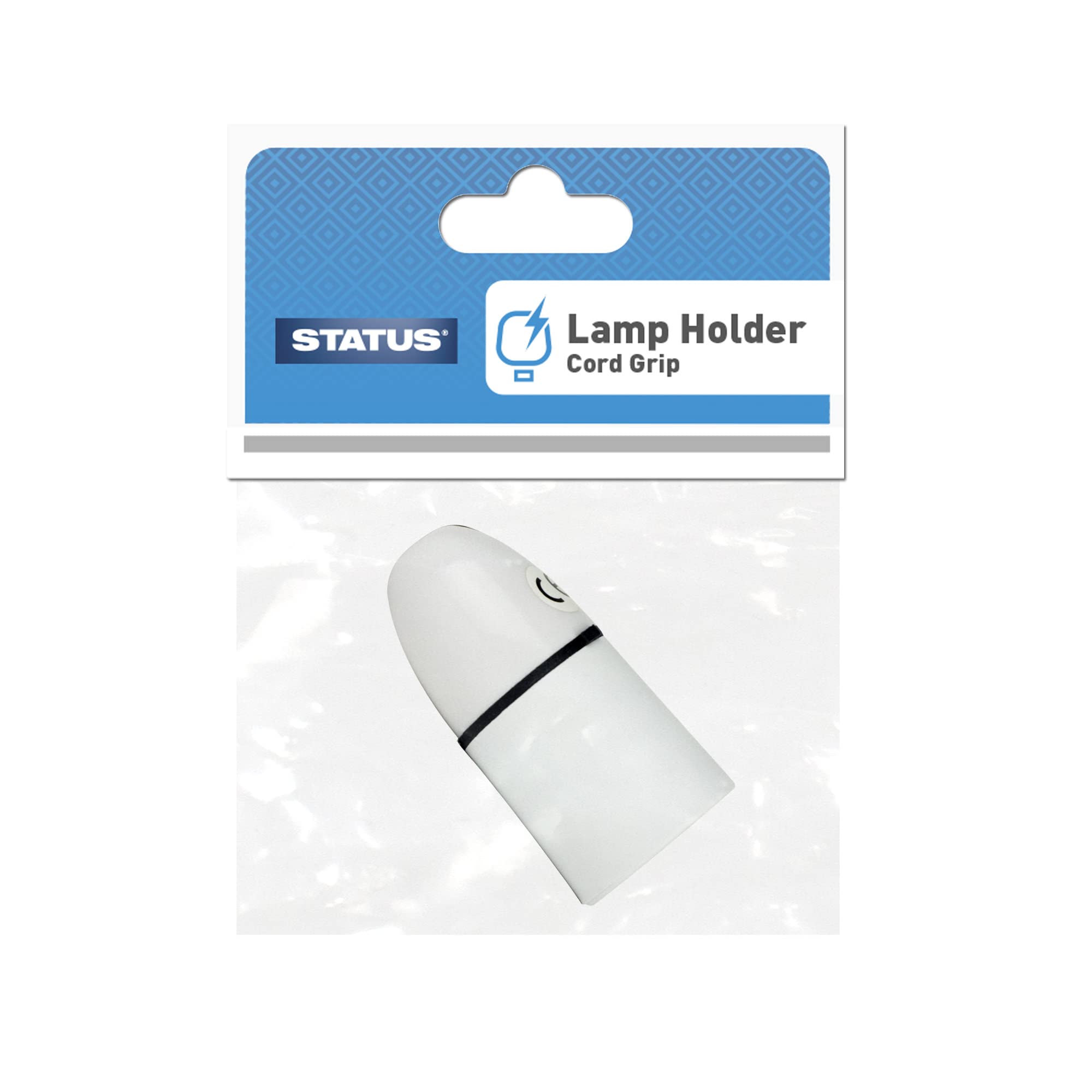STATUS Lamp Holder | White Unswitched Bayonet Light Bulb Holder | SLHCGPB12