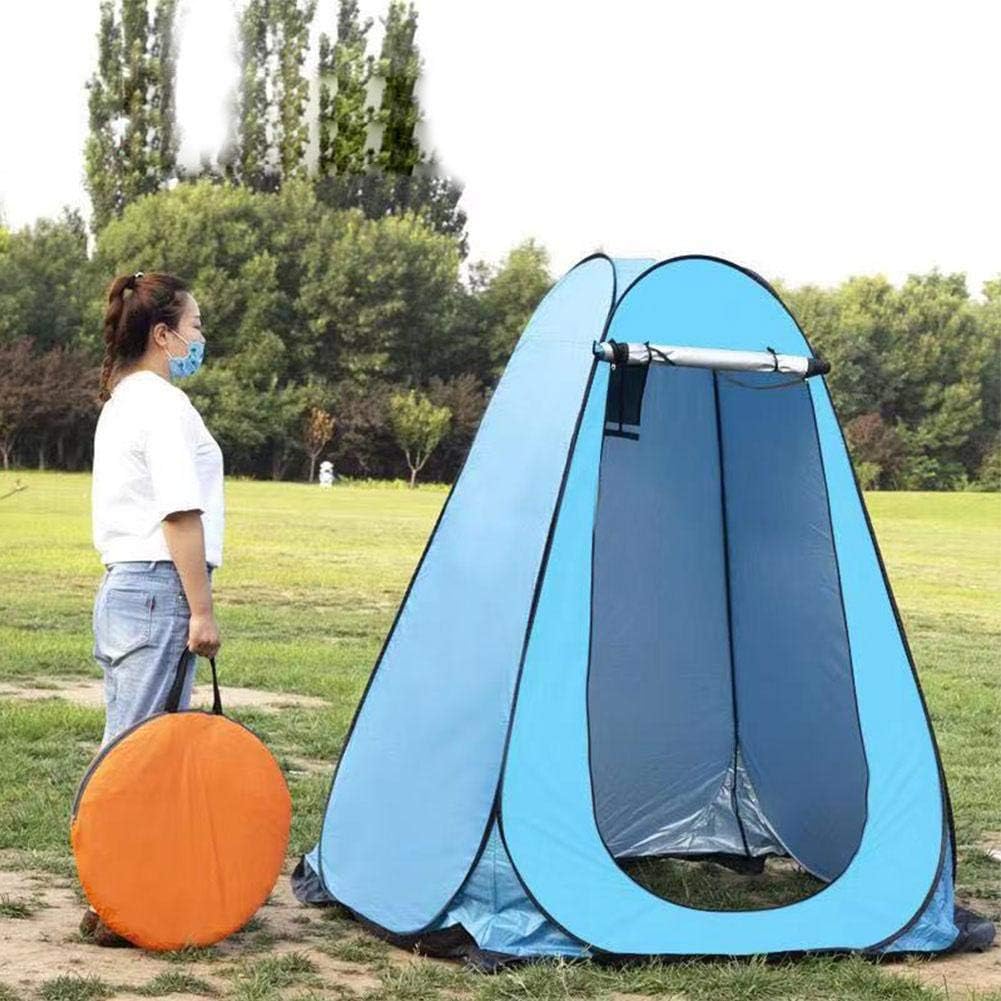 Privacy Shelter Pop Up Tent Shower Tents for Outdoor Changing Dressing Fishing Bathing Storage Room Portable with Carrying Bag Orange: Sports & Outdoors