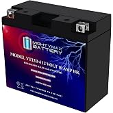Mighty Max Battery YT12B-4-12 Volt 10 AH, 125 CCA, Rechargeable Maintenance Free SLA AGM Motorcycle Battery