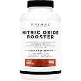 Primal Nitric Oxide Booster (2,250mg) 180 Capsules | 60 Servings
